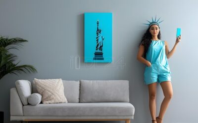 Co można położyć na ścianę w salonie żeby wnętrze nabrało charakteru?