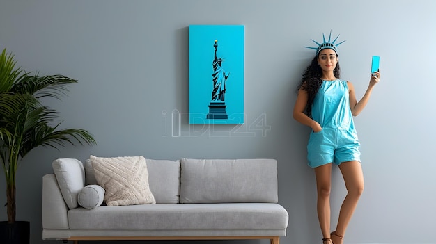 Co można położyć na ścianę w salonie żeby wnętrze nabrało charakteru?