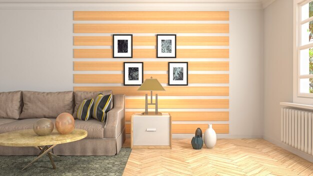 Jak urządzić ścianę w salonie, by stworzyć przytulne wnętrze?